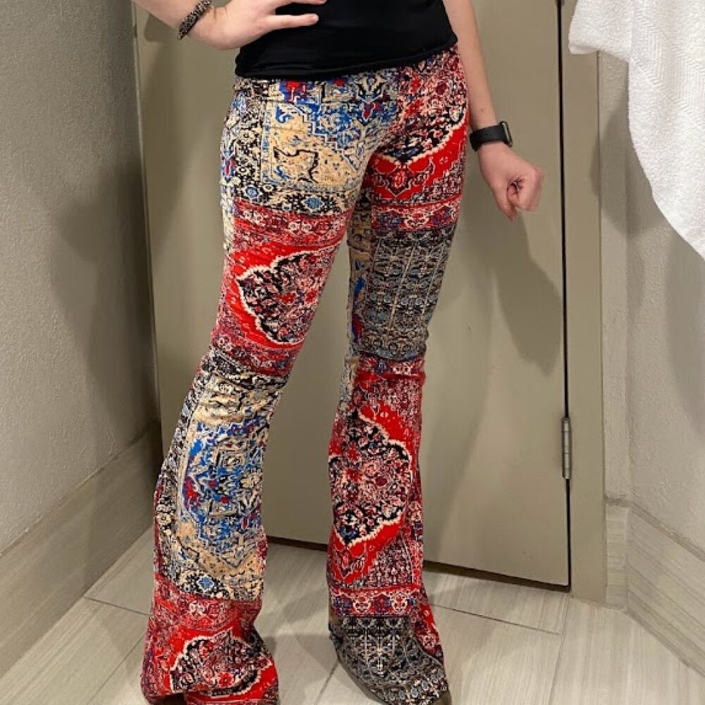 Free People Penny Pull-on Flare Pants